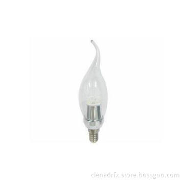 3W 200 Lumen Dimmable LED Candle Bulbs 7000K Cold White For
